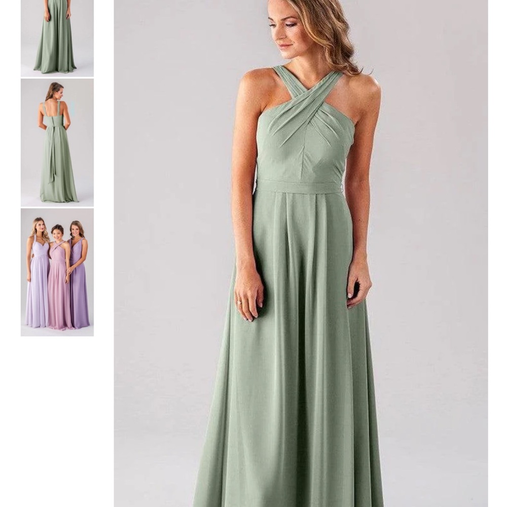 Kennedy Blue Moss Green Bridesmaids Dress Elena